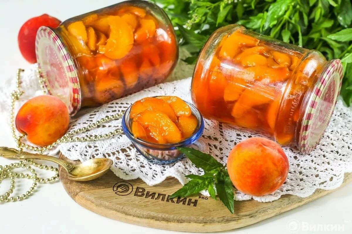 Варенье из персиков дольками на зиму: простой рецепт с фото пошагово