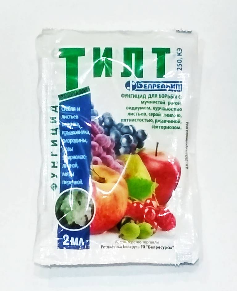 Фунгицид тилт: инструкция по применению для томатов и других культур, сроки хранения