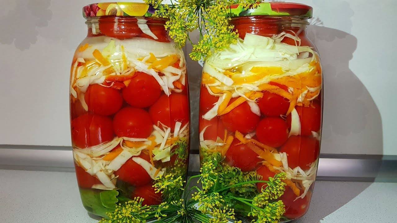 Маринованные помидоры с семенами горчицы на зиму