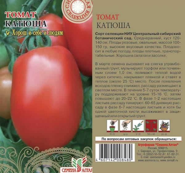 Сорт томатов «катя»: характеристика, описание, фото и отзывы