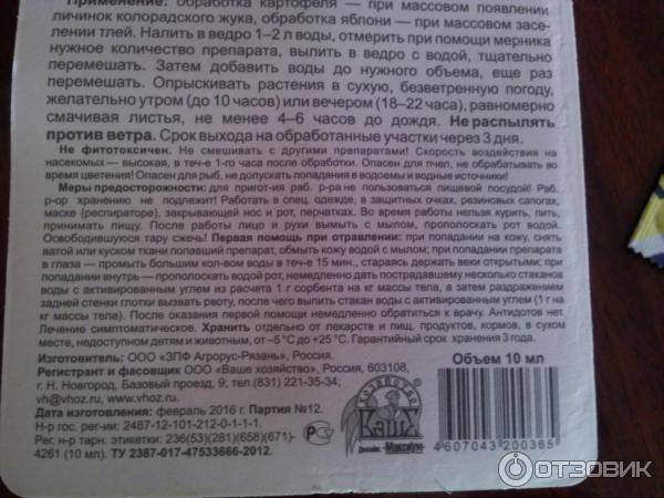 Все, что нужно знать о препарате корадо от колорадского жука русский фермер