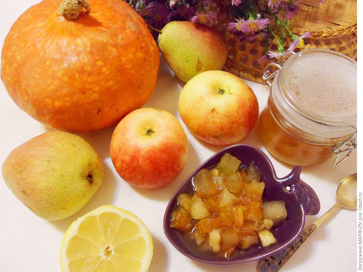 Рецепты янтарного варенья из груш с апельсином дольками, одним этапом