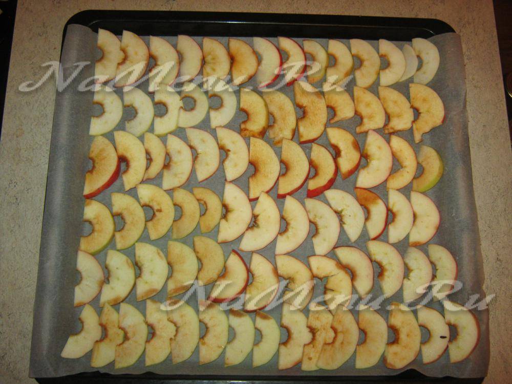 Как посушить яблоки в духовке на зиму? :: syl.ru