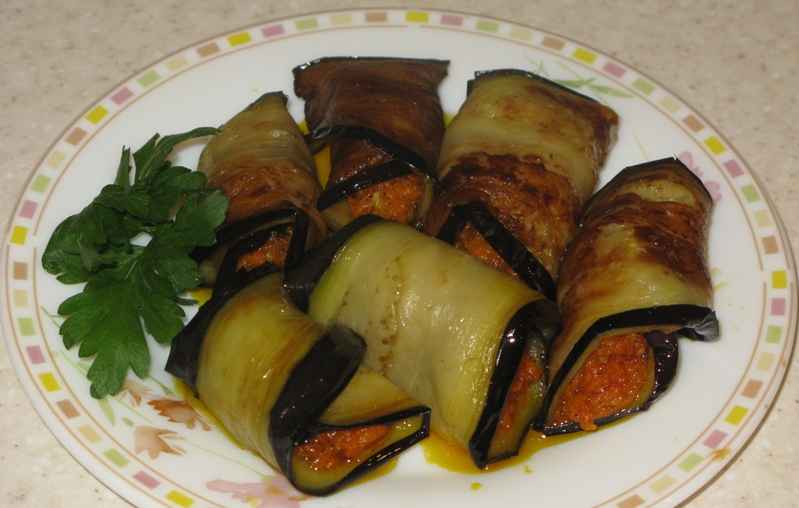 Болгарский перец, фаршированный баклажанами на зиму. рецепт с фото