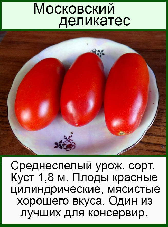 Томат московский деликатес: характеристика и описание сорта