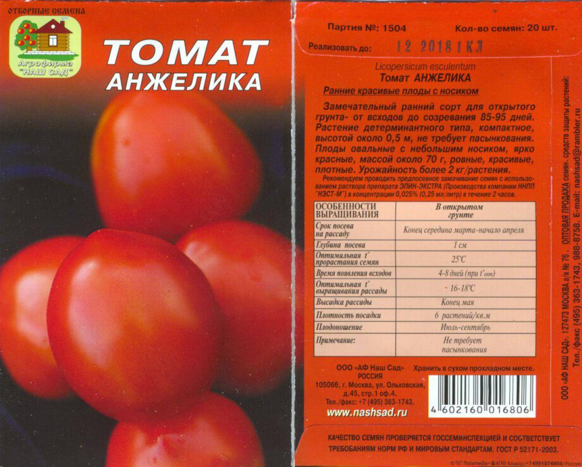 Описание томата Анжелика и пошаговые советы по выращиванию сорта