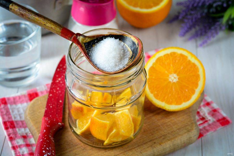 Апельсиновый сок из 4 апельсинов на 9 литров