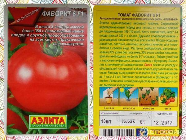 Описание гибридного сорта томата Фаворит и выращивание растения на участке