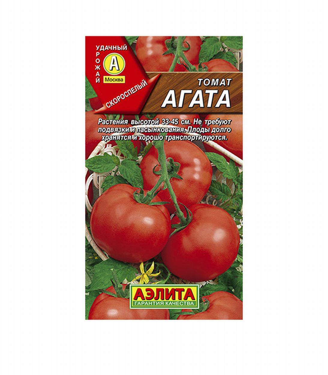 Описание сорта томата Агата, особенности выращивания и урожайность