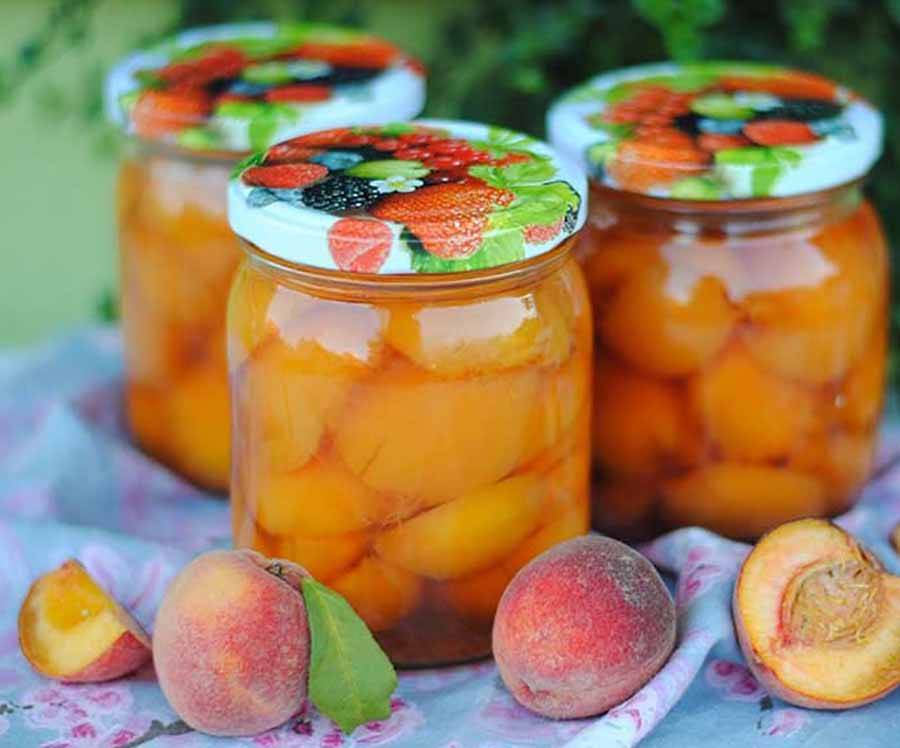 Консервированные персики на зиму: лучшие рецепты