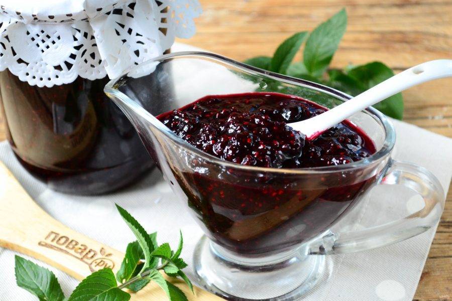 Черника тертая с сахаром и цельными ягодами: рецепт без варки на зиму