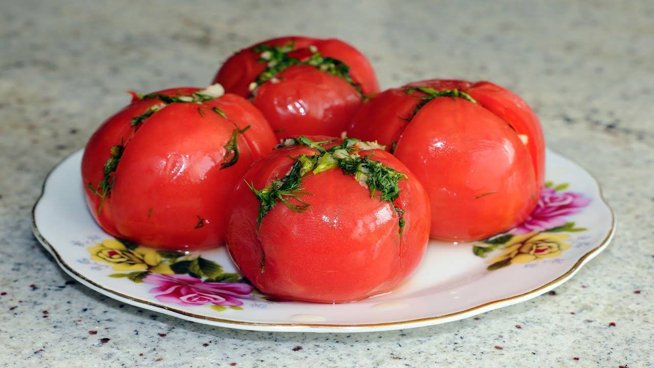 Быстрые и вкусные рецепты приготовления маринованных помидоров по-грузински на зиму