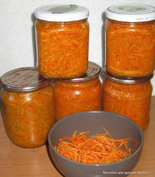 Морковь по корейски на зиму с приправой рецепты