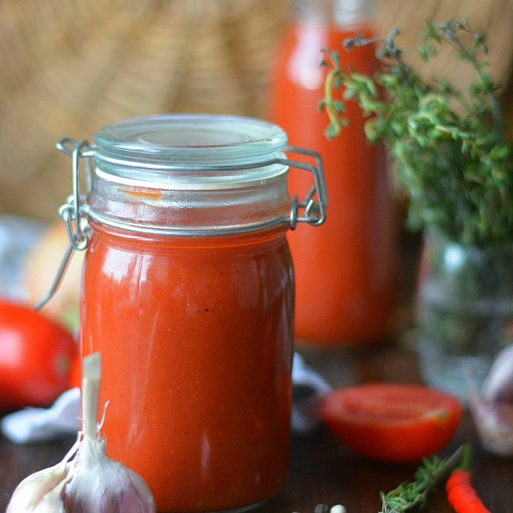 Томатно-сливовый кетчуп пошаговый рецепт
