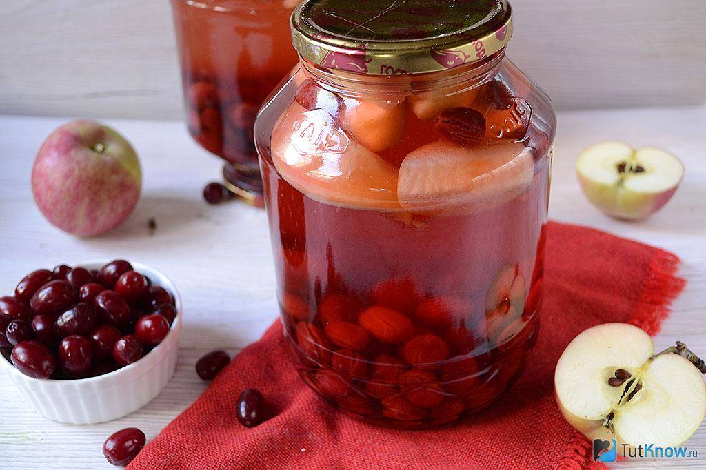 Компот из свежих яблок на зиму: 6 рецептов