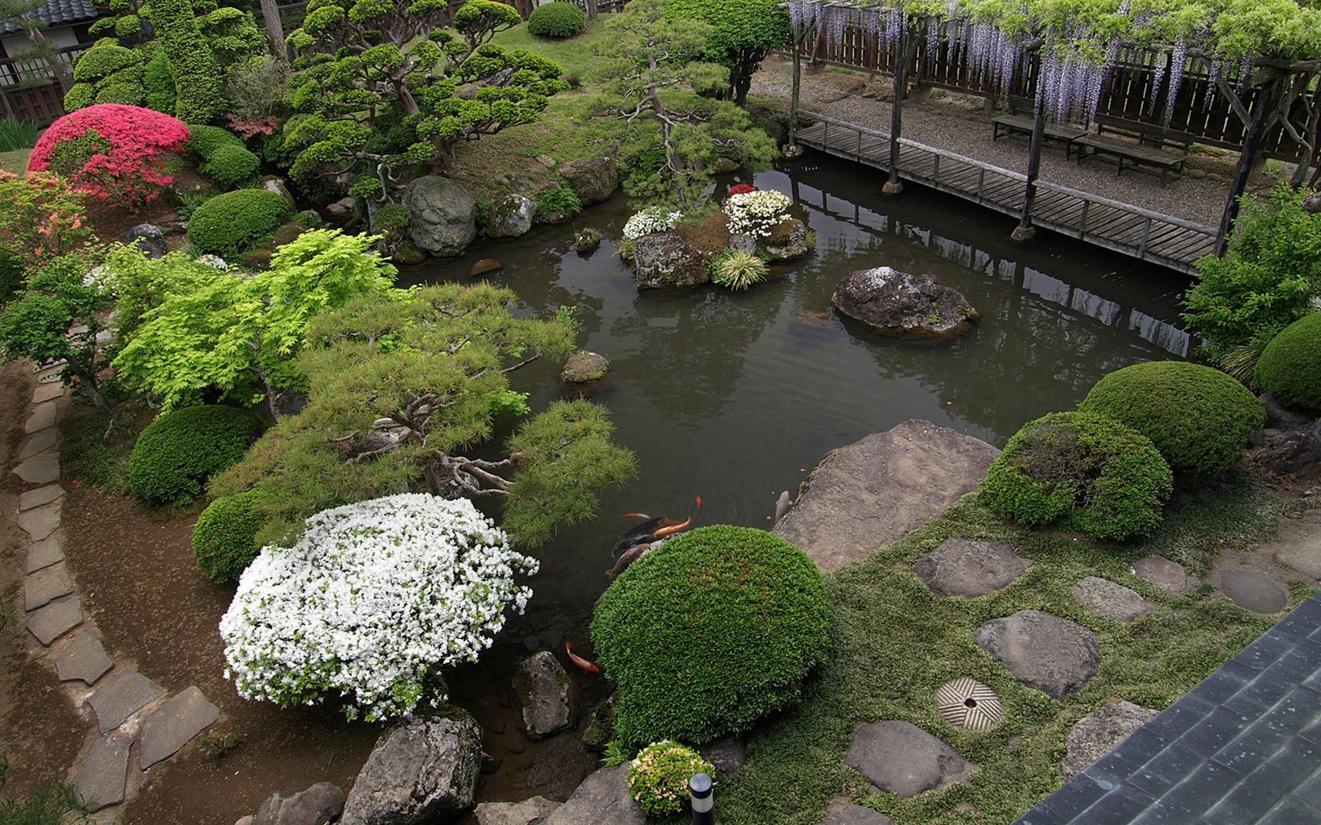 Как сделать японский сад