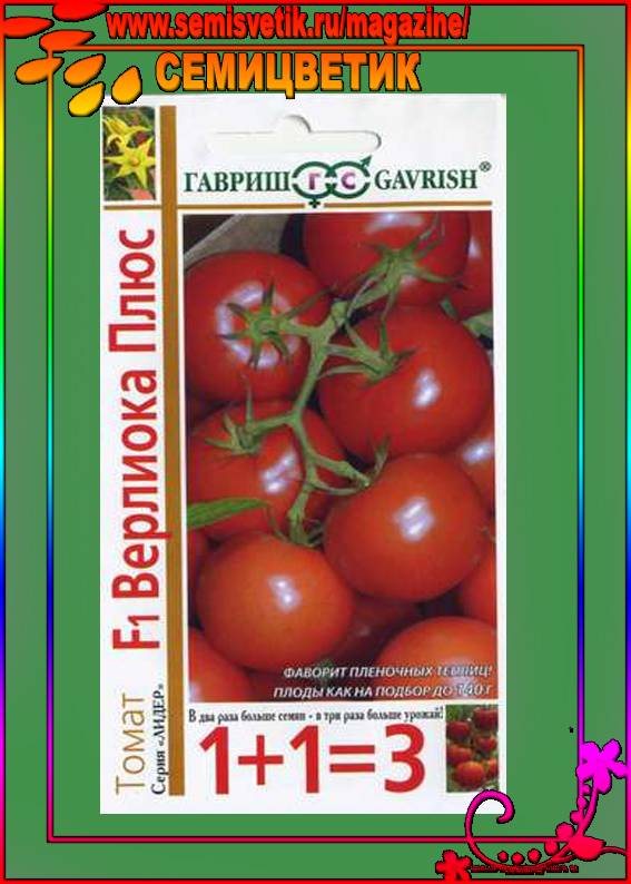 Томат верлиока f1 - описание сорта, фото, урожайность, выращивание в теплице, отзывы