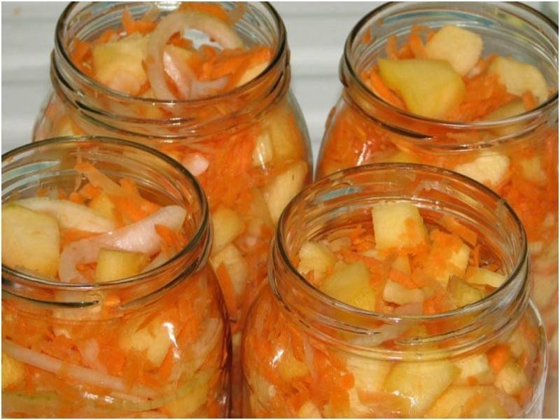 Кабачки с морковью на зиму - 11 пошаговых фото в рецепте