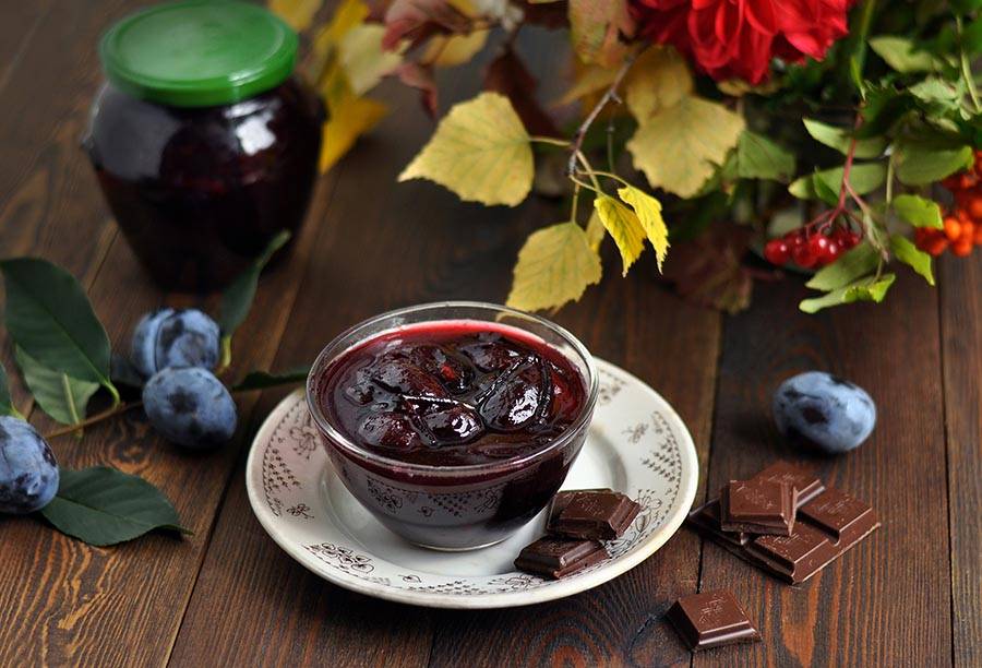 Варенье слива в шоколаде с какао: рецепты приготовления на зиму
