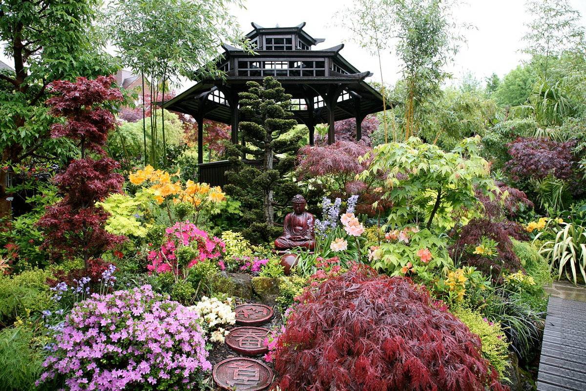 Как создать небольшой садовый японский дворик у себя на дачном участке