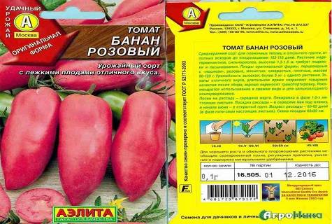 Томат банан (красный, розовый, желтый): описание сорта, отзывы