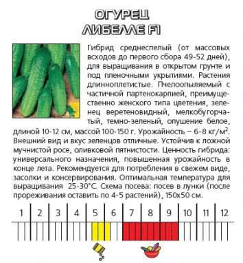 Сорт огурцов "либелла": описание, отзывы