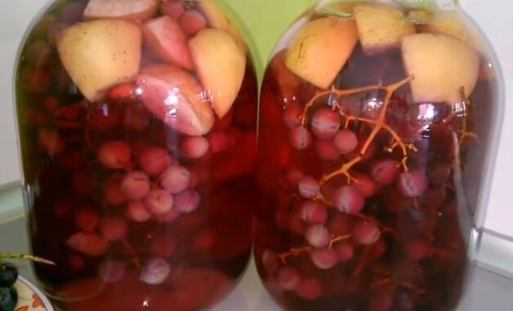 Компот из винограда на зиму фото рецепты | народные знания от кравченко анатолия