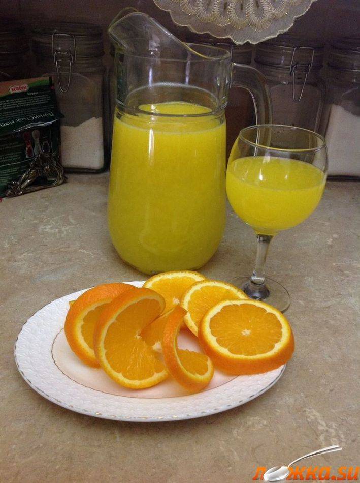 Апельсиновый сок: 9 литров, сделать в домашних условиях из замороженных, рецепт, приготовить своими руками из трех, четырех, в блендере